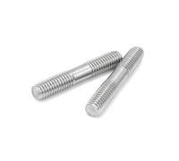 Tige filetée à double extrémité en acier inoxydabl Tige filetée à double extrémité en acier inoxydable A4 316, longueurs M6 et M16: 70mm 150mm, for applications marines industrielles(140mm M12 2pcs)
