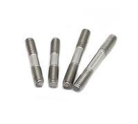 Tige filetée à double extrémité en acier inoxydabl Vis à goujon fileté double extrémité en acier inoxydable 304 M3-M10, longueurs de 16 100 mm for applications polyvalentes(45mm M3 5pcs)