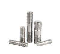 Tige filetée à Double extrémité en acier inoxydable 304, M3 M4 M5 M6 M8 M10 M12 M16, boulons à Double extrémité, goujon, bâton à dents(95mm,M16 (1pcs))