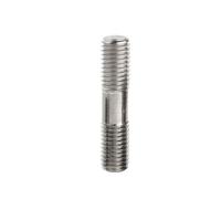 Tige filetée à Double extrémité en acier inoxydable, M3 M4 M5 M6 M8 M10 M12 M16, boulons à Double extrémité, goujon, bâton à dents, barre de filetage à Double tête (Size : 200mm, Color : M6 (2pcs))