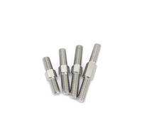 Tige filetée à double extrémité métrique M4 M5 - Barre filetée à double tête en acier inoxydable 304 for applications industrielles et alimentaires(M5x70 2pcs)