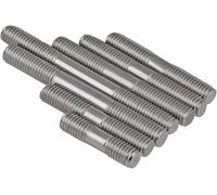 Tige filetée à double filetage, Vis à Goujon À Double Extrémité Tige Filetée En Acier Inoxydable 316 A4 Paquet De 5 M6-M12 40-150mm(M8x100)