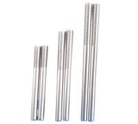 Tige filetée à une extrémité en acier inoxydable A2, M3 M4 M5 M6, boulons sans tête, vis, tige de dent(M3x450mm-10pcs)