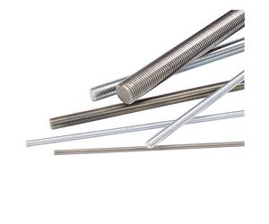 Tige filetée acier zinguée blanc 8.8 - ø6 - 1m - 1 pièce STAFA