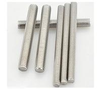 Tige filetée, boulon complet en acier inoxydable 304 M4, sans tête entièrement métrique, tiges filetées, vis de longueur 16 à 200 mm(4 * 55mm)
