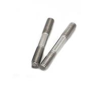 Tige filetée double en acier inoxydable, Tiges filetées à Double extrémité en acier inoxydable, 2 pièces, M5 M6 M8 16-100mm(M8 x 100MM)