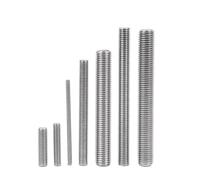 Tige filetée double en zinc, Tige filetée en acier inoxydable 304, tailles assorties M3-M6, 20-190 mm(180mm-2pcs,M4(4mm))