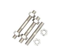 Tige filetée double extrémité sans tête en acier inoxydable 304 A2 M3 M4 M5 M6 M8 M10 M12 M16(70mm,M8-1sets)