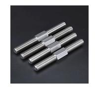 Tige filetée double M10 - Filetage gauche et droit, boulons filetés en acier inoxydable 304 for usage industriel(M10x50mm 2pcs)