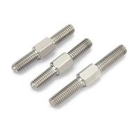 Tige filetée double M10 - Vis de goujon de tige de poussée réglables gauche et droite en acier inoxydable 304 for usage industriel(M10 x 70mm 5pcs)