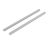 Tige filetée en acier 6 x 135 mm argenté 2 pcs pour fixation montage construction charpente assemblage réparation bricolage