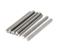 Tige filetée en acier inoxydable, 10 pièces 304 M3 attaches de cheville à tige entièrement filetées longueur 45-120Mm(M3x55mm)
