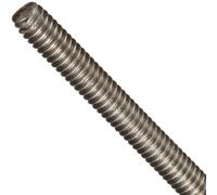 Tige filetée en acier inoxydable 303, coupe à la machine, no 5-40, longueur totale de 61 cm (lot de 1)