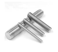 Tige filetée en acier inoxydable 304, 1 à 3 pièces, boulon métrique M2 M2.5 M3 M4 M5 M6 M8, filetage complet, longueur de goujon 150 à 500 mm(M8x250mm-1pcs)