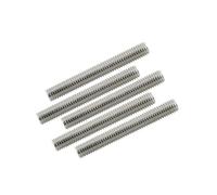 Tige filetée en acier inoxydable 304, goujons d'ancrage M3, M4, M5 et M6. Longueur des : 20 mm, 50, 100, 200 500(25mm (10Pcs),M6)