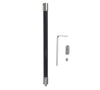 Tige filetée en acier inoxydable pour appareil photo - 6,35 mm - Perche à selfie pour photographie dynamique - Accessoires de caméra d'action - Tube d'extension