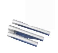 Tige filetée en aluminium Barre entièrement filetée Goujon entièrement Au Secteur De La Construction(M10 x 40mm (2Pcs))