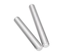 Tige filetée en aluminium, barre entièrement filetée M8 M10 M12, longueur 40 90 200 mm, tiges entièrement filetées, goujons de barre, 2 pièces(M10x150)