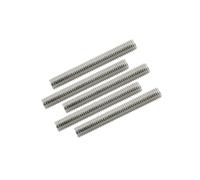 Tige filetée entièrement en acier inoxydable 304, filetage métrique, vis, boulon, goujon, longueur : 20 mm, 50, 100, 200, 500, M3, M4, M5, M6(25mm (10Pcs),M3)