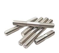 Tige Filetée Entièrement Vis cylindrique à double tête en acier inoxydable, tige filetée, boulon métrique(6x40mm-5pcs)