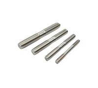 Tige FiletéE Goujon fileté à double extrémité en acier inoxydable 304, longueur égale, tête filetée pour l'installation(M6-10pcs,200mm)
