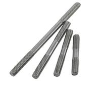 Tige Filetée M4 * 190 M4x190 200 M4x200 250 M4x250 304 acier inoxydable 304ss vis sans tête Double extrémité tige filetée boulon goujon(2Pcs M4x200)