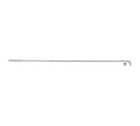 Tige filetée pour bras pour porte velo plateforme pure instinct long Peruzzo Ref 166617 Argenté