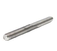 Tige filetée, tige entièrement filetée, pas de vis A2 304, tige en acier inoxydable M6 M8 M10 M12 M14, tige entièrement filetée, tige à dents, vis à double tête, écrou d'arbre(130mm M14)