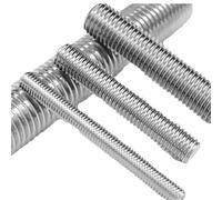 Tige Filetée Tige entièrement filetée Tiges entièrement filetées métriques Vis Goujon en acier inoxydable 304(M6 (5pcs),60mm)