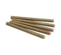 Tige Filetée Tiges filetées en zinc à double tête, boulons à goujon sans tête, tige à vis, dent, bâton(M6,30.0MM)
