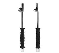 Tige gonflable pour pneu de voiture 2pcs, mandrin de pneu de camion 1/4 pouce à double tête compatible avec la pompe à air, accessoires de gonflage pour véhicules, camions et bus