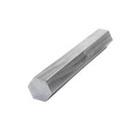 Tige hexagonale en alliage d'aluminium massif, longueur 100 à 1000 mm, faible dilatation thermique, for la construction, 1 pièce(1000X60MM)