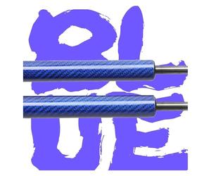 Tige Hydraulique Amortisseur Capot Pour Prelude Pour BB5-For BB9 1997-2001 Support Levage Jambe Force À Gaz Avant Modifier L'amortisseur(Blue Carbon Fiber)