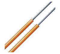 Tige Hydraulique Ressort Gaz Pour Hyundai Pour Terracan HP SUV Quantité (2) Entretoises Coffre Avec Becquet 540MM Hayon Arrière Ressorts Gaz Supports Levage Choc(Orange Carbon Fiber)