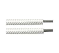 Tige Hydraulique Ressort Gaz Supports Levage Hayon Sans Électrique, Ressorts À Gaz Pour Coffre Arrière, Pour Dodge Pour Durango MK3 WD SUV 2010-2024(Silver carbon fiber)