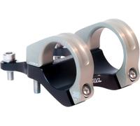 Renthal Integra 35 Mm Stem Noir,Argenté 50 mm / 0º Black / Aluminium Gold