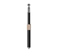Tige légère et extensible pour appareil photo avec filetage extérieur 1/4 vers rotule de 17,4 mm pour systèmes de trépied, caméra télescopique avec rotule