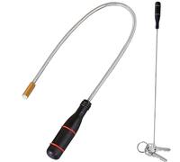 Tige magnétique flexible, outil de collecte magnétique flexible | Récupérer des outils de collecte d'aimant magnétique - Tige longue, chercheur de métaux, outil multifonction avec poignée A