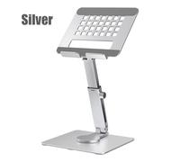 Tige marketrétractable en alliage,support de tablette pliable,support de clavier portable,support pour Macbook Air Pro,iPad - Type Argent