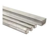 Tige Métallique De Barre Carrée En Acier Inoxydable 100 De 304mm, Arbre Linéaire En Acier De 5mm 6mm 8mm 10mm 12mm 16mm -50mm, 1 Pièce(22x22mm)