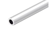 Tige métallique, Tuyau en aluminium de 500mm longueur, Tube rond droit 6063 d'épaisseur 1.5mm, for les projets bricolage, raccords tubes ronds profilé d'aluminium(OD 6 x ID 3mm)