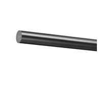 Tige noire en fibre de verre FRP for la fabrication de cadres de parapluie, barre ronde en plastique de 20 pouces résistante aux chocs, 1 pièce(6x500mm)