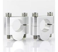 Tige Pinces de montage pour guidon de moto 22mm 7/8 "pour G310R R1150R R1200R F800S F800ST F800R R1150R(Argent)