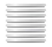 Tige Plate En Acier Inoxydable | 8 Pièces En Acier Inoxydable Partition Gastronorm Partition Mur De Réchauffement | Accessoires De Cuisine Chauffant Constante Tailles Spécialisées Réchauffement Réchau