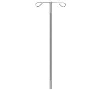 Tige porte sérum 2 crochets Carina