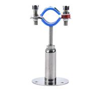 Tige réglable de 50 à 100 mm pour tube de diamètre extérieur de 19 à 108 mm, support de suspension en acier inoxydable 304 avec plaque de base, pour tube de diamètre extérieur de 32 à 34 mm.