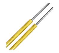 Tige ressort hydraulique Pour BMW Pour X5 E70 SUV 5 Portes 2006-2013 2 Pièces 522 Mm Ressort À Gaz Amortisseurs Tige Support(Yellow Carbon Fiber)