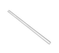 Tige ronde en acrylique transparente, Barre ronde en plastique acrylique transparent vert rouge jaune orange bleu, tiges solides en PMMA 1 pièce(Clear Transparent,6x500mm)