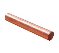 Tige ronde en cuivre pur T2, longueur 100 mm, diamètre des matières premières industrielles 18-28 mm, adaptée aux applications mécaniques(Diameter 28mm)