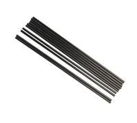 Tige ronde en fibre de carbone D: 1-18mm (L: 100/200/250/500mm), accessoire composite léger et résistant for avion télécommandé.(3x500mm 5pcs)